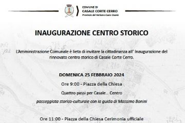 Inaugurazione Centro Storico