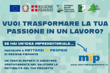 Locandina "vuoi trasformare la tua passione in un lavoro?" www.mettersinproprio.it