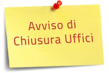 Avviso chiusura uffici