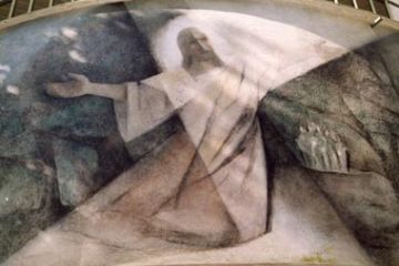 Santuario del Getsemani - Raffigurazione murale del pittore Theodore Strawinsky