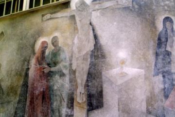 Santuario del Getsemani - Raffigurazione murale del pittore Theodore Strawinsky