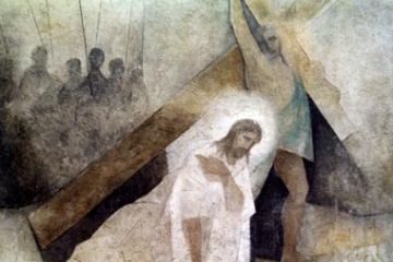 Santuario del Getsemani - Raffigurazione murale del pittore Theodore Strawinsky