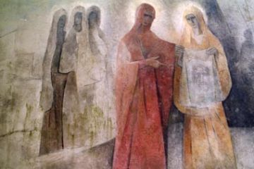 Santuario del Getsemani - Raffigurazione murale del pittore Theodore Strawinsky
